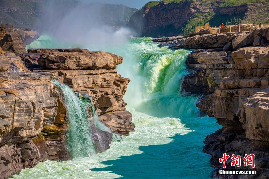 Galeria: paisagem rara aparece na cachoeira Hukou no rio Amarelo 