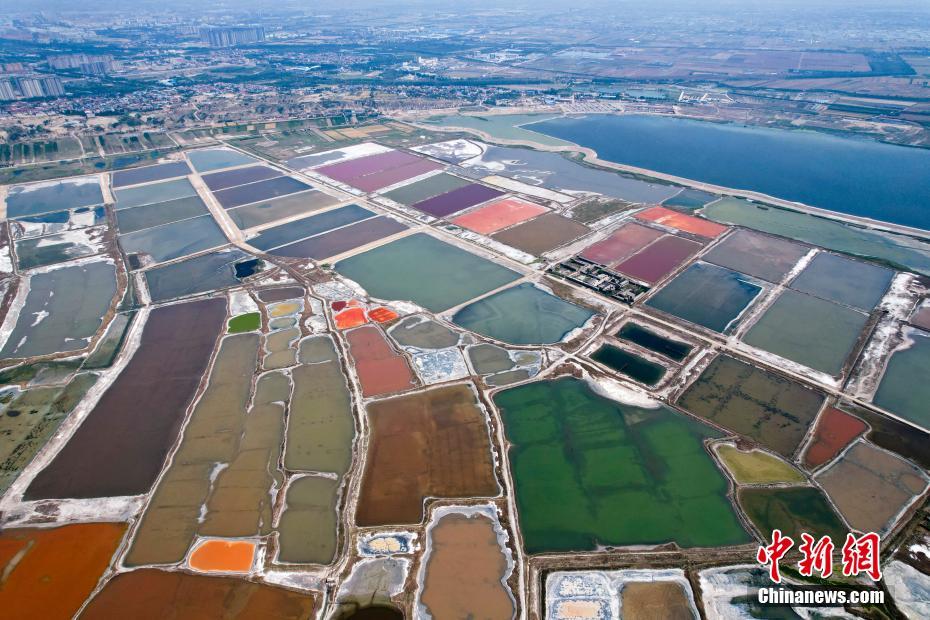 Galeria:  beleza de lago Salgado em Yuncheng no norte da China