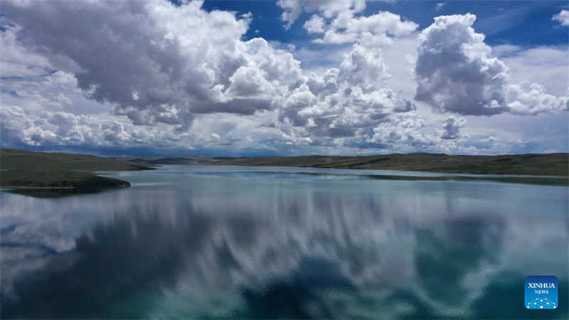 China: panorama de Sanjiangyuan, Qinghai 