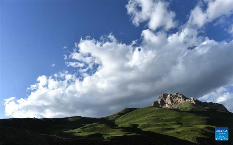 China: panorama de Sanjiangyuan, Qinghai 