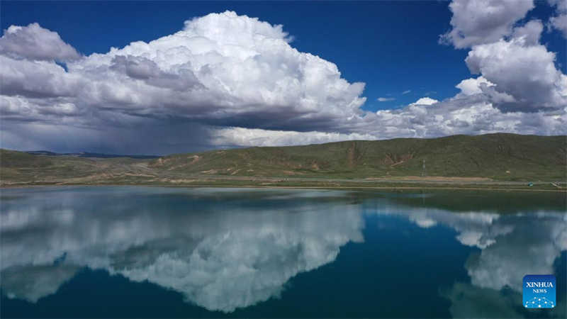 China: panorama de Sanjiangyuan, Qinghai 