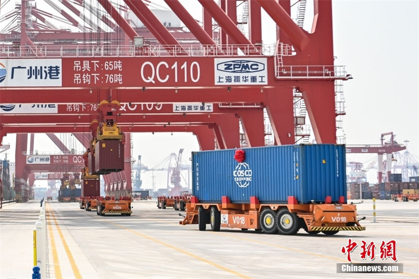 China: primeiro terminal de transporte multimodal totalmente automatizado do mundo entra em operação