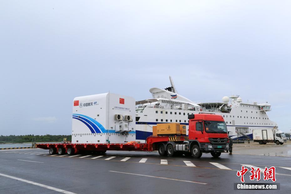 Módulo de laboratório Mengtian chega ao local de lançamento de Wenchang