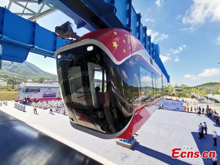 Jiangxi: primeiro monotrilho com suspensão maglev permanente da China concluiu teste 