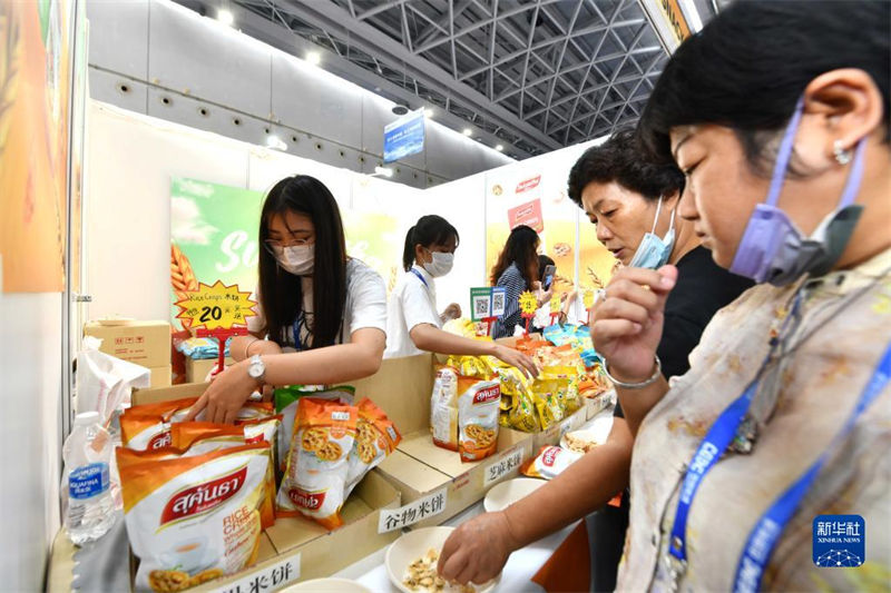 Especialidades da ASEAN vendidas na 19ª China-ASEAN Expo