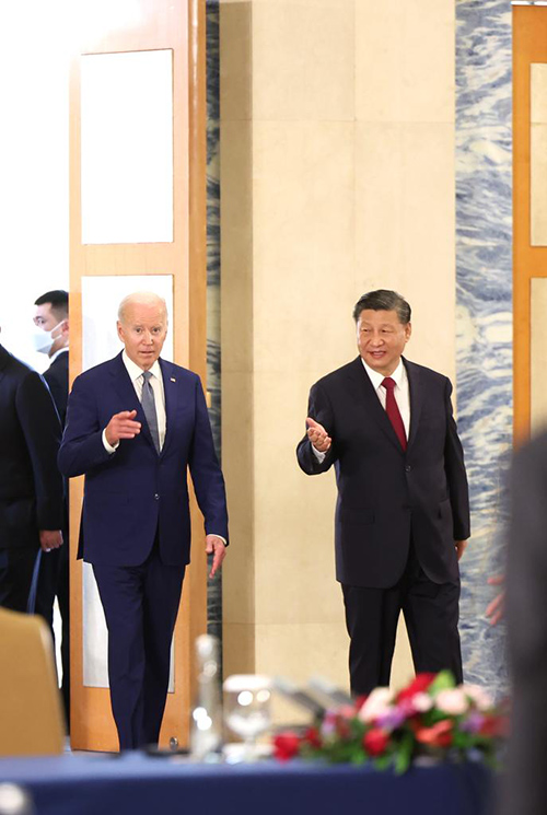 Xi Jinping e Biden realizam troca franca e profunda de opiniões sobre laços bilaterais e principais questões globais