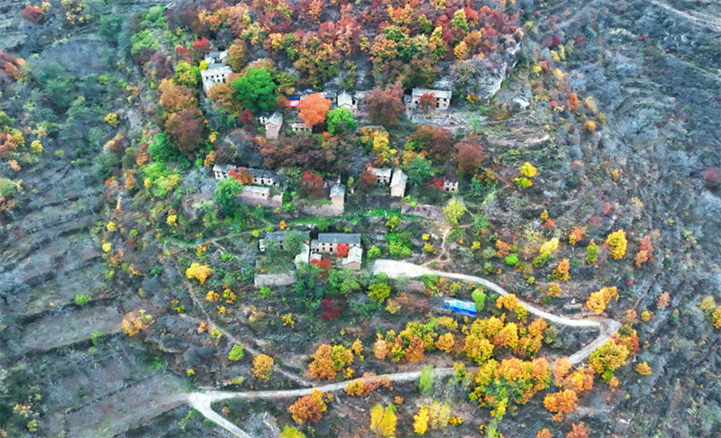 Hebei: bela paisagem nas montanhas Taihang 