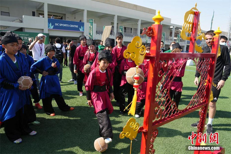 Evento de intercâmbio juvenil China-Catar de Cuju é realizado em Doha