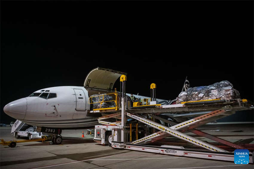 China: primeira rota totalmente cargueira é aberta no primeiro aeroporto central de carga profissional