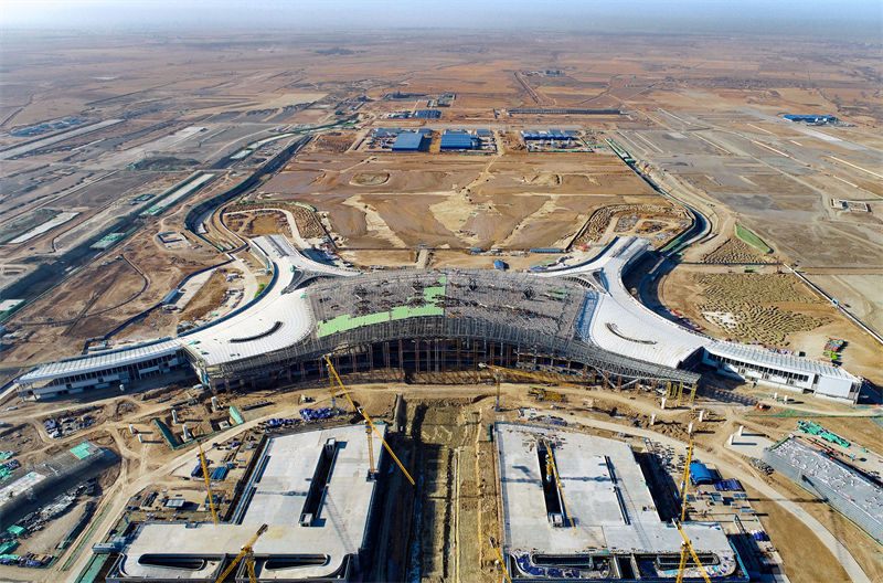 Mongólia Interior: construção do terminal do novo aeroporto de Hohhot é preliminarmente concluída