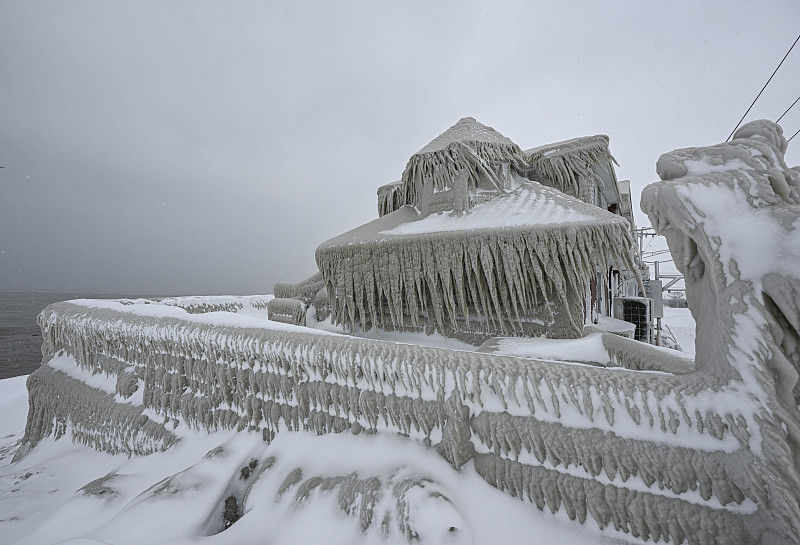 Tempestade de inverno atinge os Estados Unidos