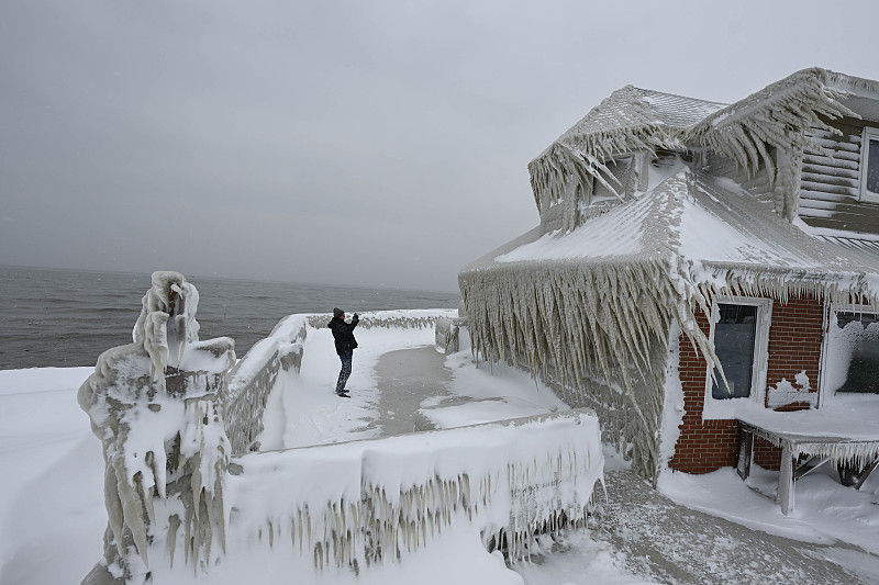 Tempestade de inverno atinge os Estados Unidos