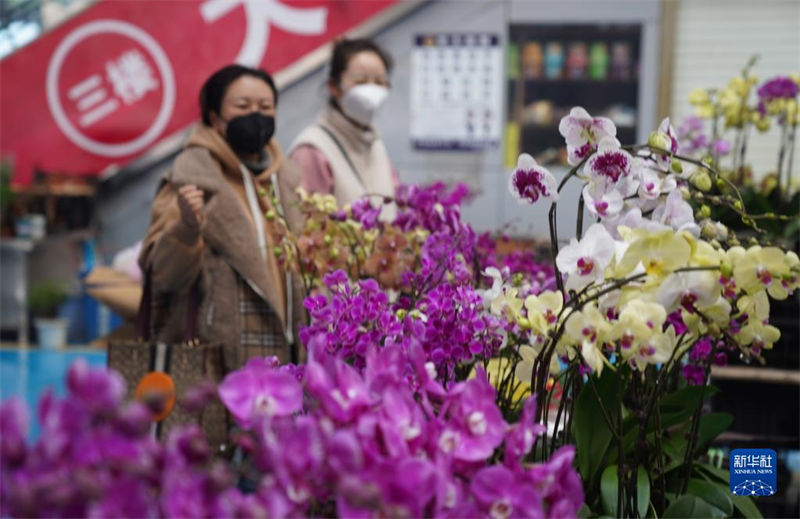 Mercados de flores estão animados com aproximação do Ano Novo