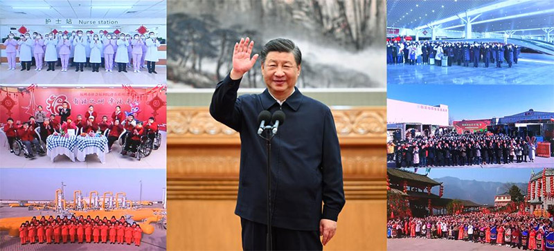 Xi Jinping estende saudações da Festa da Primavera ao povo chinês