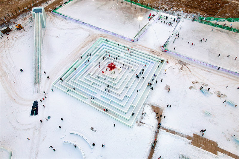 Festival de neve e gelo de Hohhot 2023 é inaugurado 