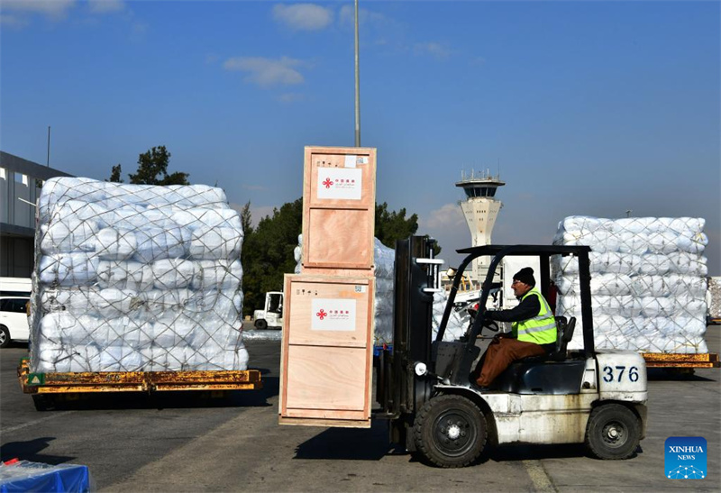 Nova ajuda humanitária chinesa chega à Síria

