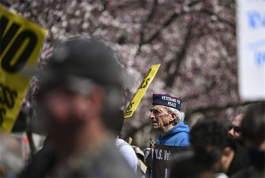 Galeria: manifestação antiguerra em Washington