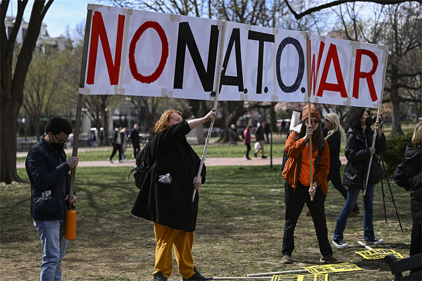 Galeria: manifestação antiguerra em Washington