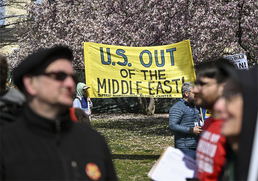 Galeria: manifestação antiguerra em Washington