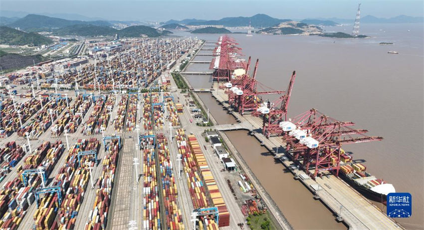 Porto de Zhoushan registra recuperação consistente de atividade