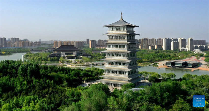 Galeria: cenário entorno do rio Bahe em Xi'an