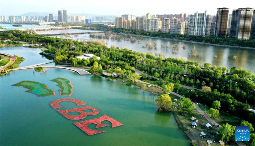 Galeria: cenário entorno do rio Bahe em Xi'an