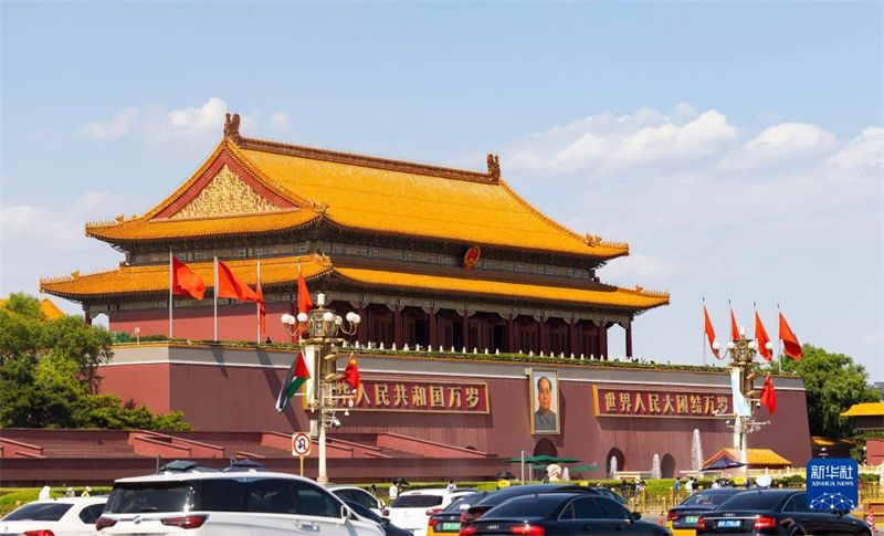 Torre de porta de Tiananmen é reaberta ao público