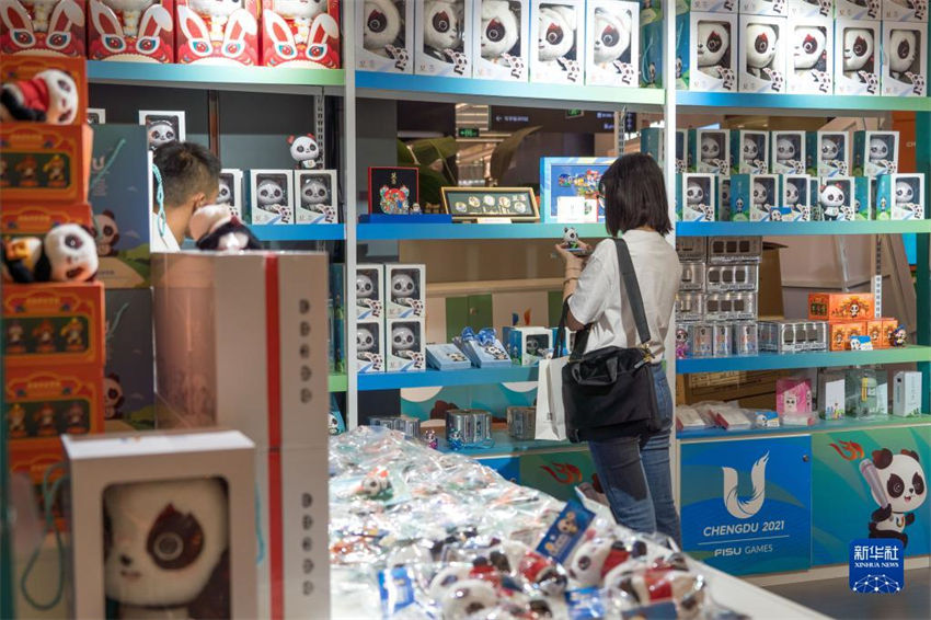 Universíade de Chengdu: souvenirs de pandas são muito procurados