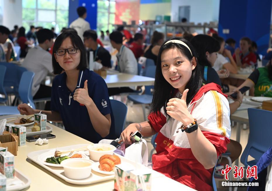 Universíade de Chengdu: cantinas dos atletas na Vila