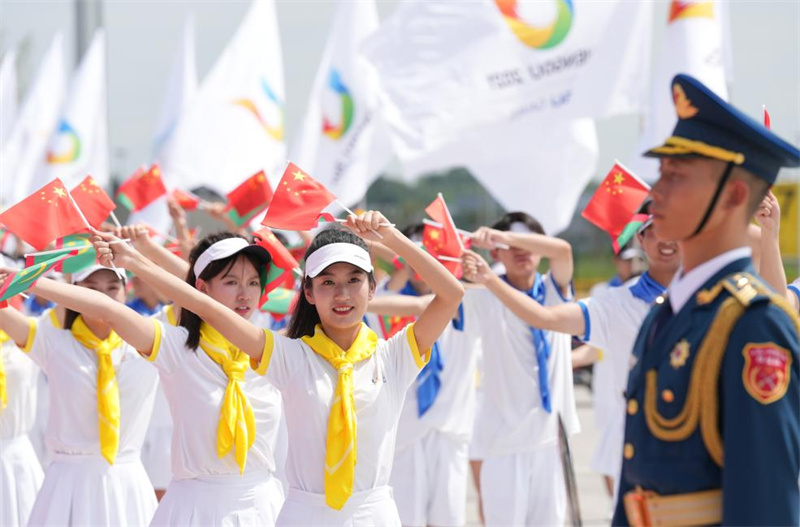 (Universíade de Chengdu) Presidente da Mauritânia chega a Chengdu para Jogos Mundiais Universitários da FISU