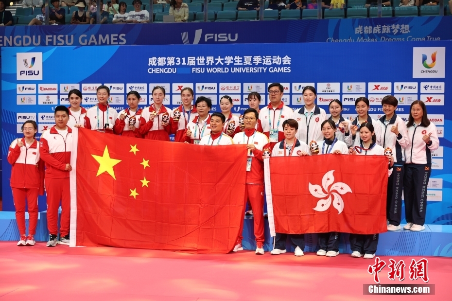 Universíade de Chengdu: equipa chinesa conquista medalha de ouro em ténis de mesa feminino