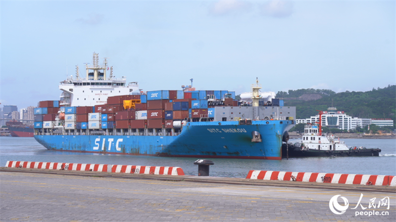 Transporte marítimo da Rota da Seda encurta transporte de comércio eletrônico transfronteiriço para dois dias