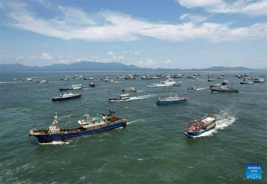 Temporada de pesca no Mar do Sul arranca em diferentes regiões da China