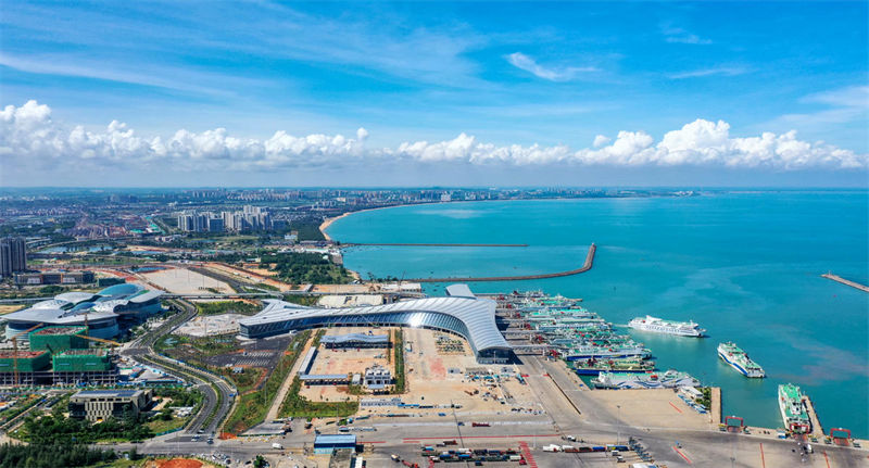 Construção do terminal rodoviário de transporte entra na fase final em Haikou