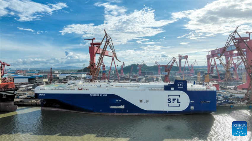 Entregue navio de transporte de automóveis fabricado na China a uma empresa norueguesa