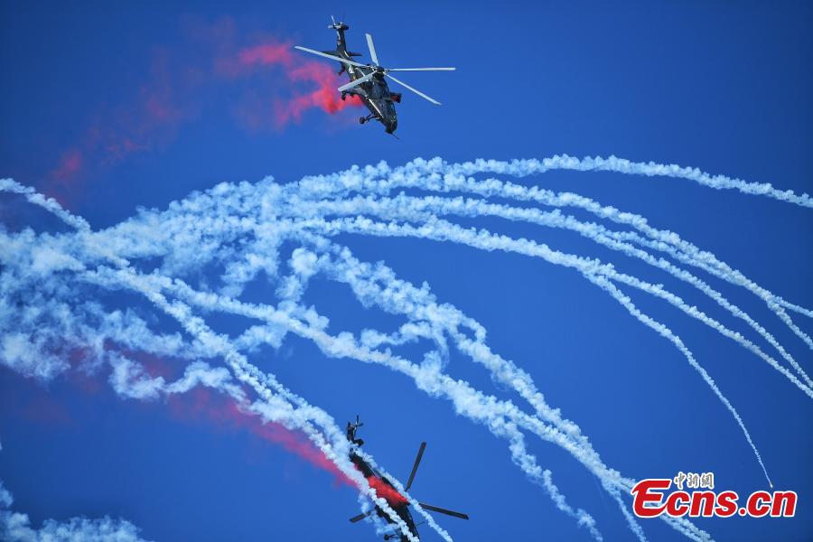 6ª Exposição de Helicópteros da China inaugurada em Tianjin