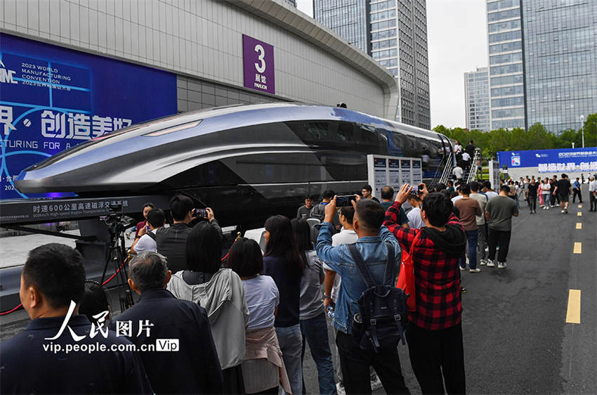 Trem maglev de 600 km/h estreia na Convenção Mundial de Manufatura