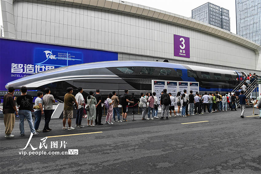 Trem maglev de 600 km/h estreia na Convenção Mundial de Manufatura