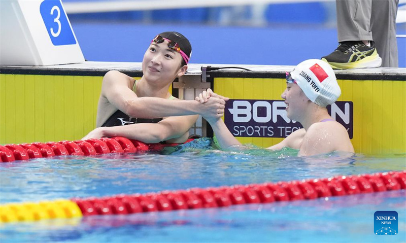 Nadadora campeã olímpica Zhang Yufei conquista 6º ouro em Jogos Asiáticos de Hangzhou