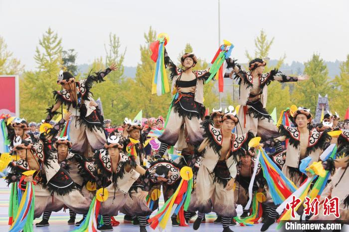 Condado autônomo de etnia Qiang de Beichuan celebra 20º aniversário de sua fundação, sudoeste da China