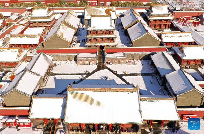 Galeria: Museu do Palácio em Shenyang fica coberto de neve