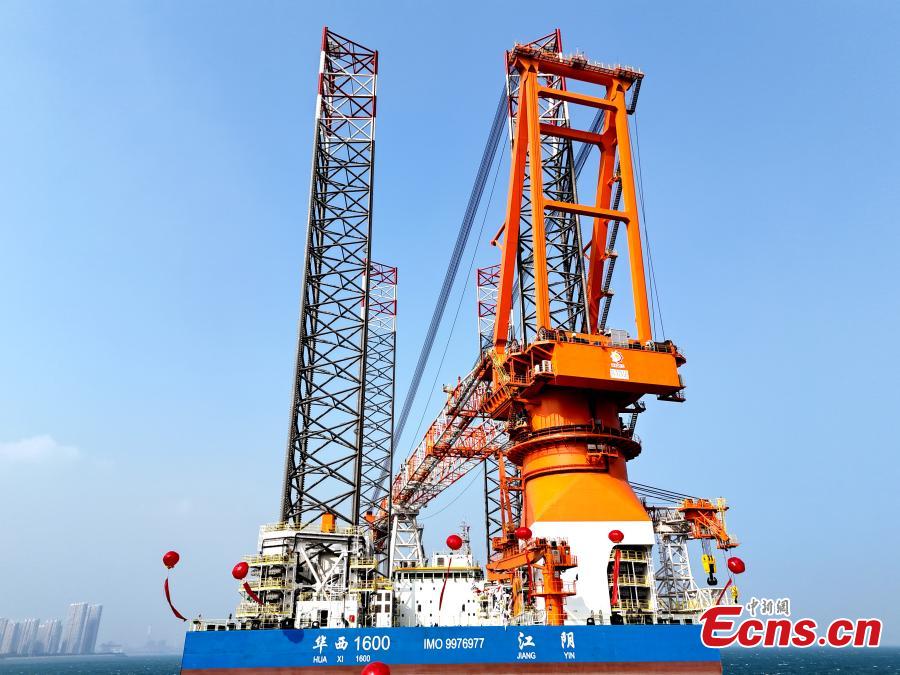 Galeria: plataforma de instalação de energia eólica desenvolvida pela China comissionada em Qingdao