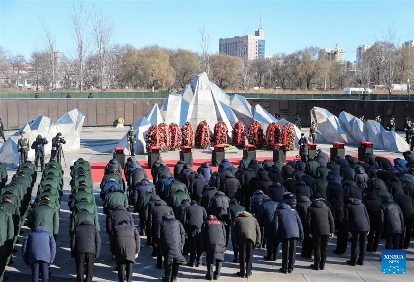 São enterrados em Shenyang restos mortais de soldados dos Voluntários do Povo Chinês retornados da República da Coreia