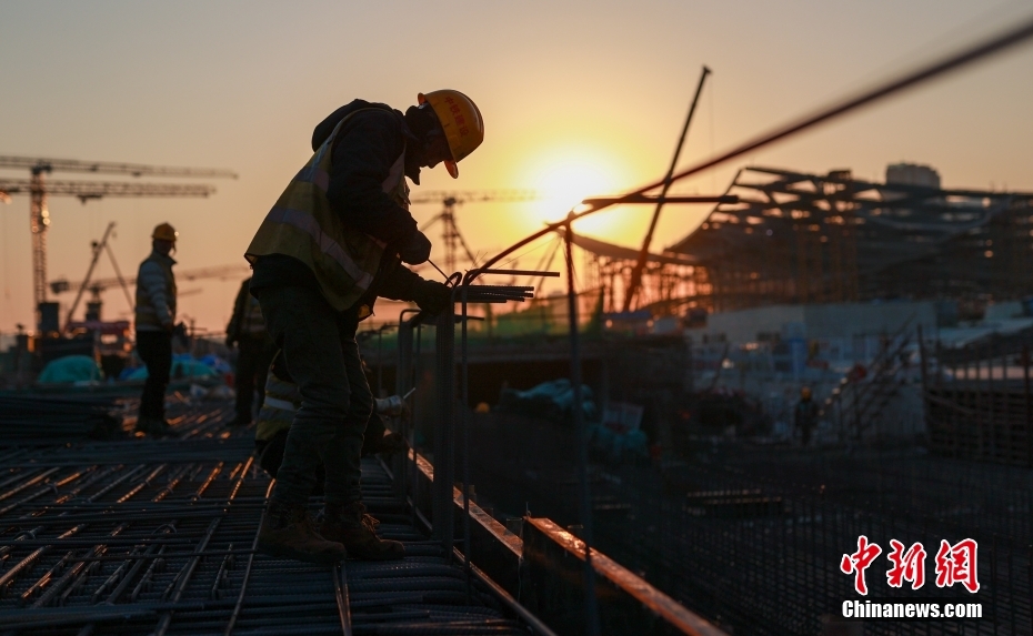 Construção da Estação Ferroviária do Subcentro de Beijing está em andamento