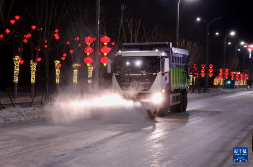 China encara de forma positiva o frio e a neve