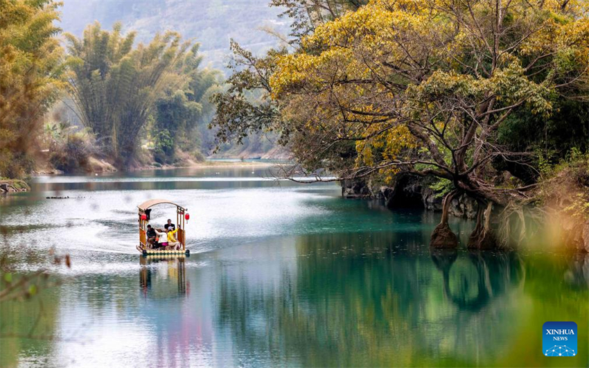 Galeria: vista do local cénico de Daxiaojing em Guizhou, no sudoeste da China