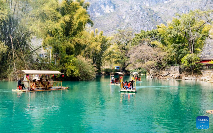 Galeria: vista do local cénico de Daxiaojing em Guizhou, no sudoeste da China