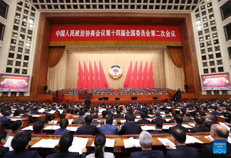 A 3ª reunião plenária da 2ª sessão do 14º Comitê Nacional do CPPCCh foi realizada em Beijing