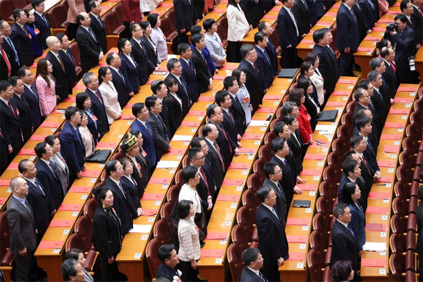 Legislatura nacional da China realiza reunião de encerramento da sessão anual