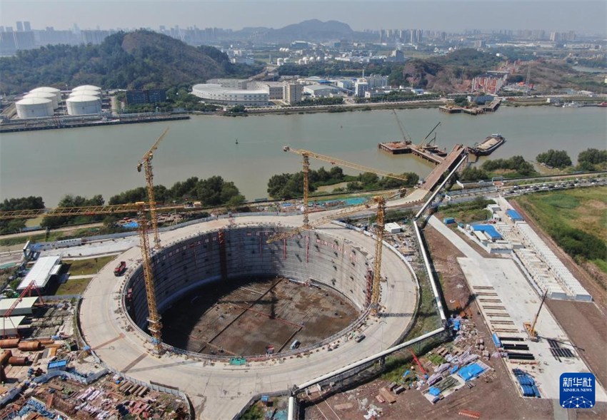 Galeria: construção do canal Shiziyang na Grande Área da Baía Guangdong-Hong Kong-Macau